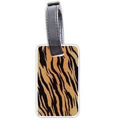 Tiger Animal Print A Completely Seamless Tile Able Background Design Pattern Luggage Tag (one Side) by Amaryn4rt