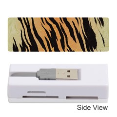 Tiger Animal Print A Completely Seamless Tile Able Background Design Pattern Memory Card Reader (stick) by Amaryn4rt