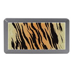 Tiger Animal Print A Completely Seamless Tile Able Background Design Pattern Memory Card Reader (mini) by Amaryn4rt