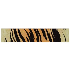 Tiger Animal Print A Completely Seamless Tile Able Background Design Pattern Small Flano Scarf by Amaryn4rt