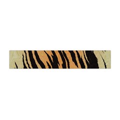 Tiger Animal Print A Completely Seamless Tile Able Background Design Pattern Flano Scarf (mini) by Amaryn4rt