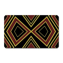 Abstract Pattern Geometric Backgrounds  Magnet (rectangular) by Eskimos