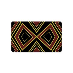 Abstract Pattern Geometric Backgrounds  Magnet (name Card) by Eskimos