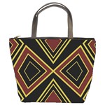 Abstract pattern geometric backgrounds  Bucket Bag Front