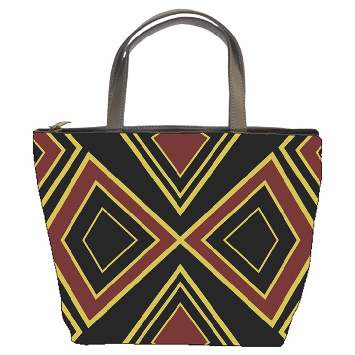 Abstract pattern geometric backgrounds  Bucket Bag