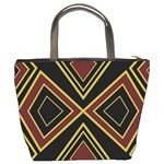 Abstract pattern geometric backgrounds  Bucket Bag Back