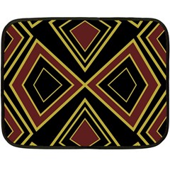 Abstract Pattern Geometric Backgrounds  Double Sided Fleece Blanket (mini)  by Eskimos