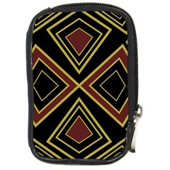 Abstract Pattern Geometric Backgrounds  Compact Camera Leather Case by Eskimos