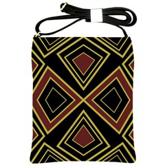 Abstract Pattern Geometric Backgrounds  Shoulder Sling Bag by Eskimos