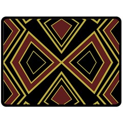 Abstract Pattern Geometric Backgrounds  Double Sided Fleece Blanket (large)  by Eskimos