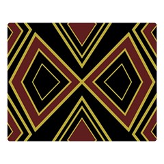 Abstract Pattern Geometric Backgrounds  Double Sided Flano Blanket (large)  by Eskimos