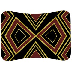 Abstract Pattern Geometric Backgrounds  Velour Seat Head Rest Cushion by Eskimos