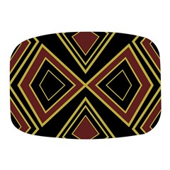 Abstract Pattern Geometric Backgrounds  Mini Square Pill Box by Eskimos