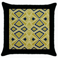 Abstract Pattern Geometric Backgrounds   Throw Pillow Case (black)