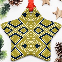 Abstract Pattern Geometric Backgrounds   Star Ornament (two Sides) by Eskimos