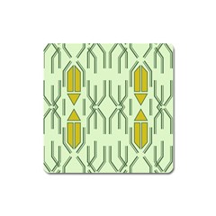 Abstract Pattern Geometric Backgrounds Square Magnet by Eskimos