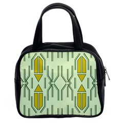 Abstract Pattern Geometric Backgrounds Classic Handbag (two Sides) by Eskimos