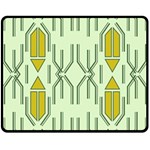 Abstract pattern geometric backgrounds Double Sided Fleece Blanket (Medium)  58.8 x47.4  Blanket Back