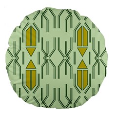 Abstract Pattern Geometric Backgrounds Large 18  Premium Flano Round Cushions by Eskimos