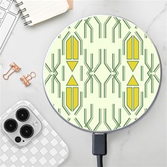 Abstract Pattern Geometric Backgrounds Wireless Charger