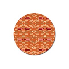 Abstract Pattern Geometric Backgrounds  Magnet 3  (round) by Eskimos