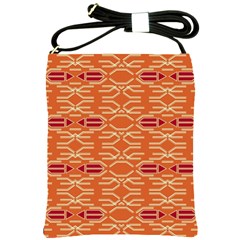 Abstract Pattern Geometric Backgrounds  Shoulder Sling Bag by Eskimos