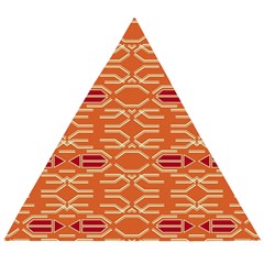 Abstract Pattern Geometric Backgrounds  Wooden Puzzle Triangle by Eskimos