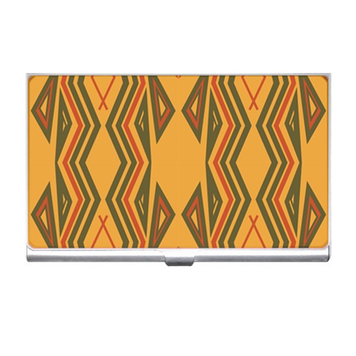 Abstract pattern geometric backgrounds  Business Card Holder