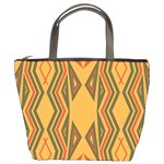 Abstract pattern geometric backgrounds  Bucket Bag Front