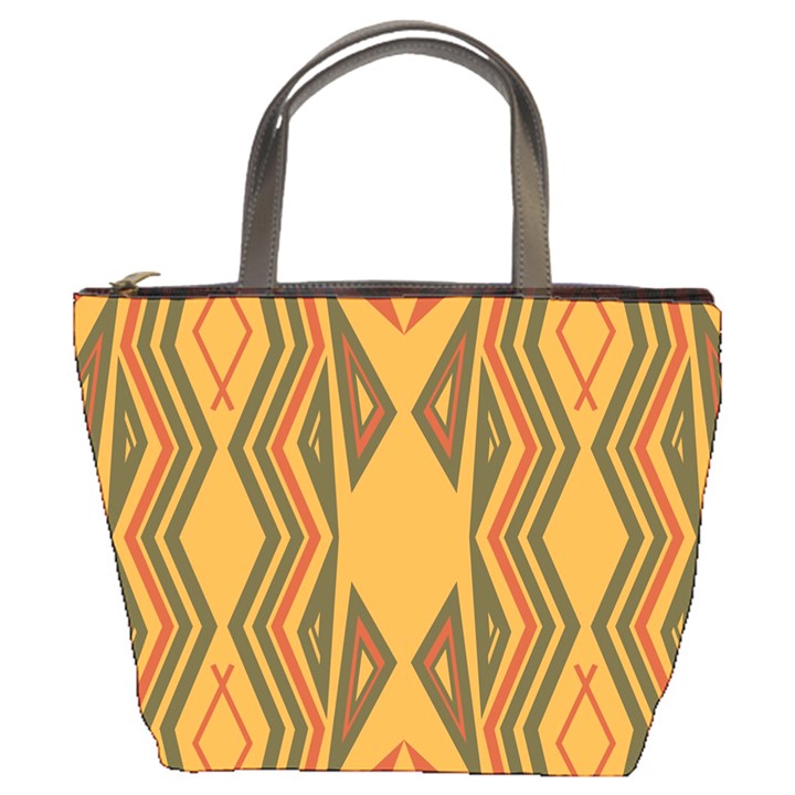 Abstract pattern geometric backgrounds  Bucket Bag