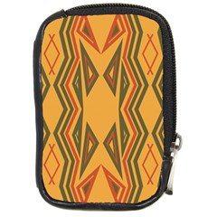 Abstract Pattern Geometric Backgrounds  Compact Camera Leather Case by Eskimos