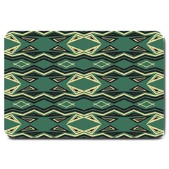 Abstract Pattern Geometric Backgrounds Large Doormat  by Eskimos