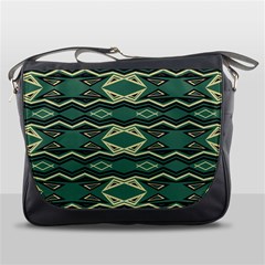 Abstract Pattern Geometric Backgrounds Messenger Bag by Eskimos