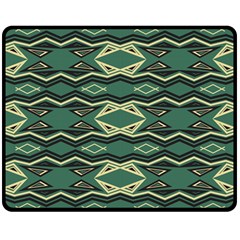 Abstract Pattern Geometric Backgrounds Double Sided Fleece Blanket (medium)  by Eskimos