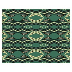 Abstract Pattern Geometric Backgrounds Double Sided Flano Blanket (medium)  by Eskimos