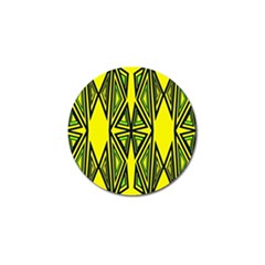 Abstract Pattern Geometric Backgrounds Golf Ball Marker by Eskimos