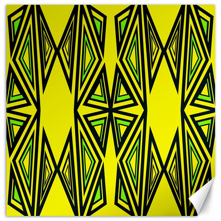 Abstract pattern geometric backgrounds Canvas 20  x 20 