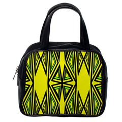 Abstract Pattern Geometric Backgrounds Classic Handbag (one Side) by Eskimos