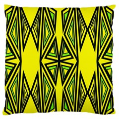 Abstract Pattern Geometric Backgrounds Standard Flano Cushion Case (one Side) by Eskimos