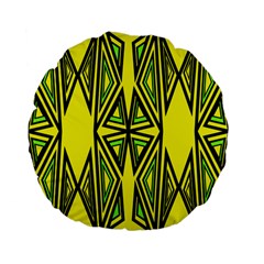 Abstract Pattern Geometric Backgrounds Standard 15  Premium Flano Round Cushions by Eskimos