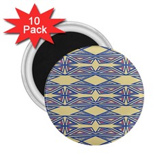 Abstract Pattern Geometric Backgrounds  2 25  Magnets (10 Pack)  by Eskimos