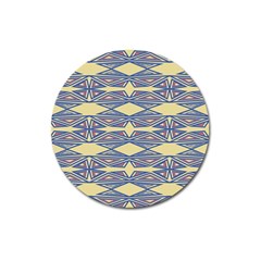 Abstract Pattern Geometric Backgrounds  Magnet 3  (round) by Eskimos