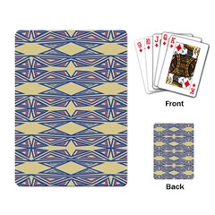 Abstract Pattern Geometric Backgrounds  Playing Cards Single Design (rectangle) by Eskimos