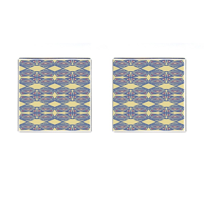 Abstract pattern geometric backgrounds  Cufflinks (Square)