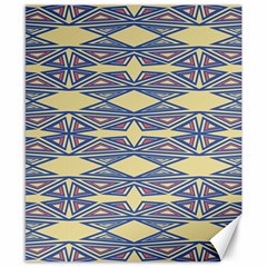 Abstract Pattern Geometric Backgrounds  Canvas 8  X 10  by Eskimos