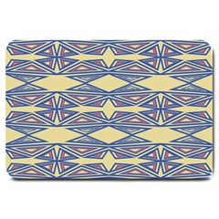 Abstract Pattern Geometric Backgrounds  Large Doormat  by Eskimos