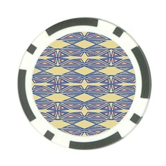 Abstract Pattern Geometric Backgrounds  Poker Chip Card Guard by Eskimos