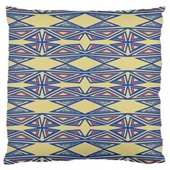 Abstract Pattern Geometric Backgrounds  Large Cushion Case (one Side) by Eskimos