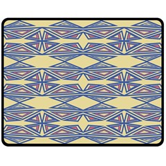 Abstract Pattern Geometric Backgrounds  Double Sided Fleece Blanket (medium)  by Eskimos