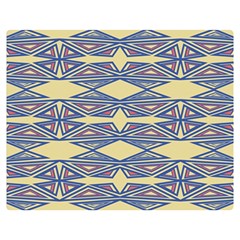 Abstract Pattern Geometric Backgrounds  Double Sided Flano Blanket (medium)  by Eskimos